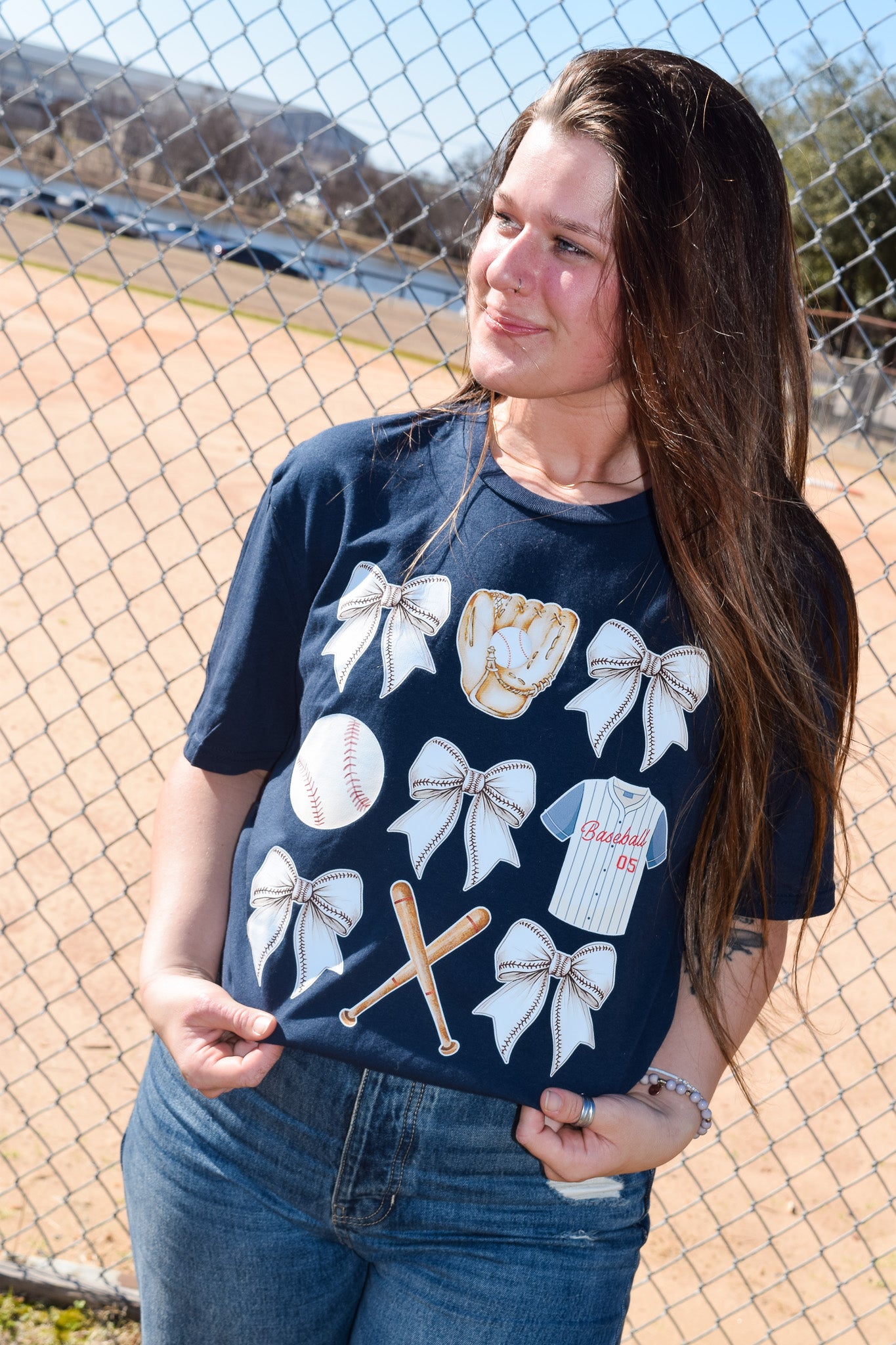 BASEBALL COLLAGE TEE