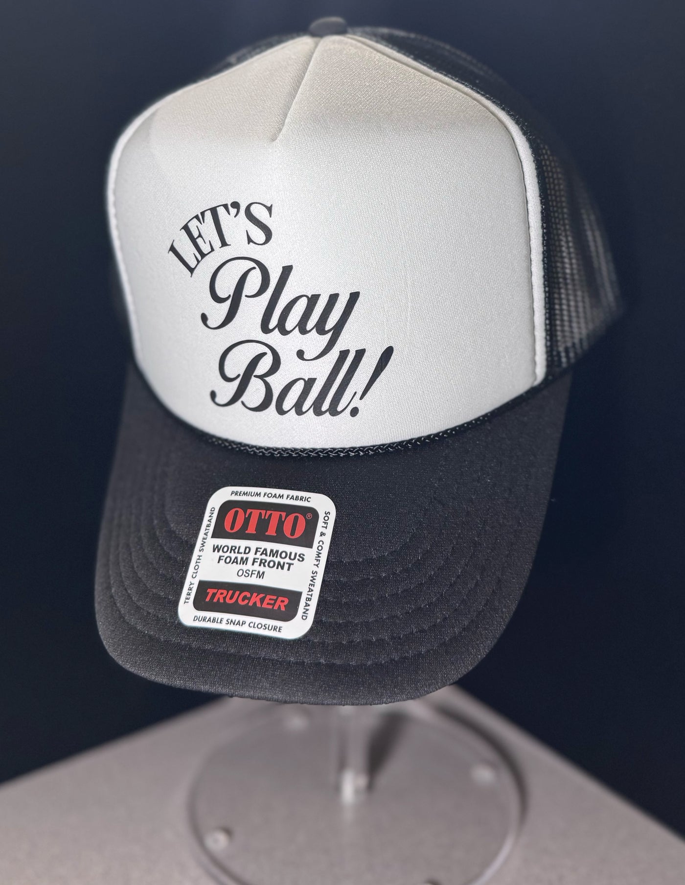 LET'S PLAY BALL TRUCKER CAP