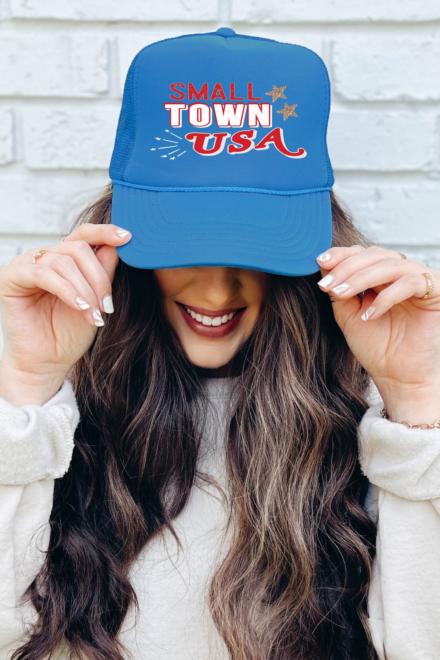 SMALL TOWN USA TRUCKER HAT