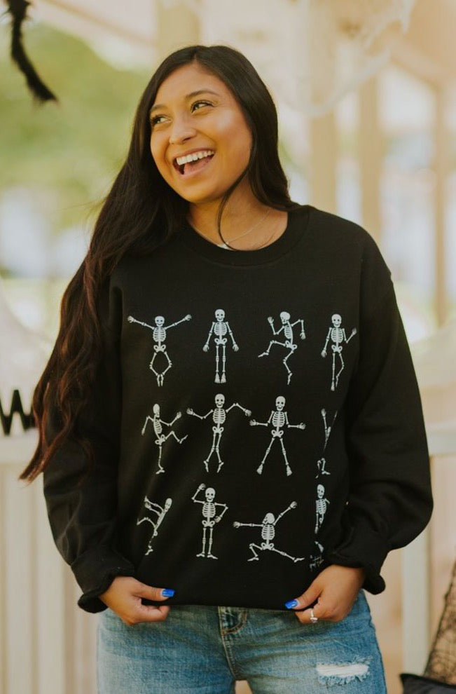 DANCING SKELETONS SWEATER