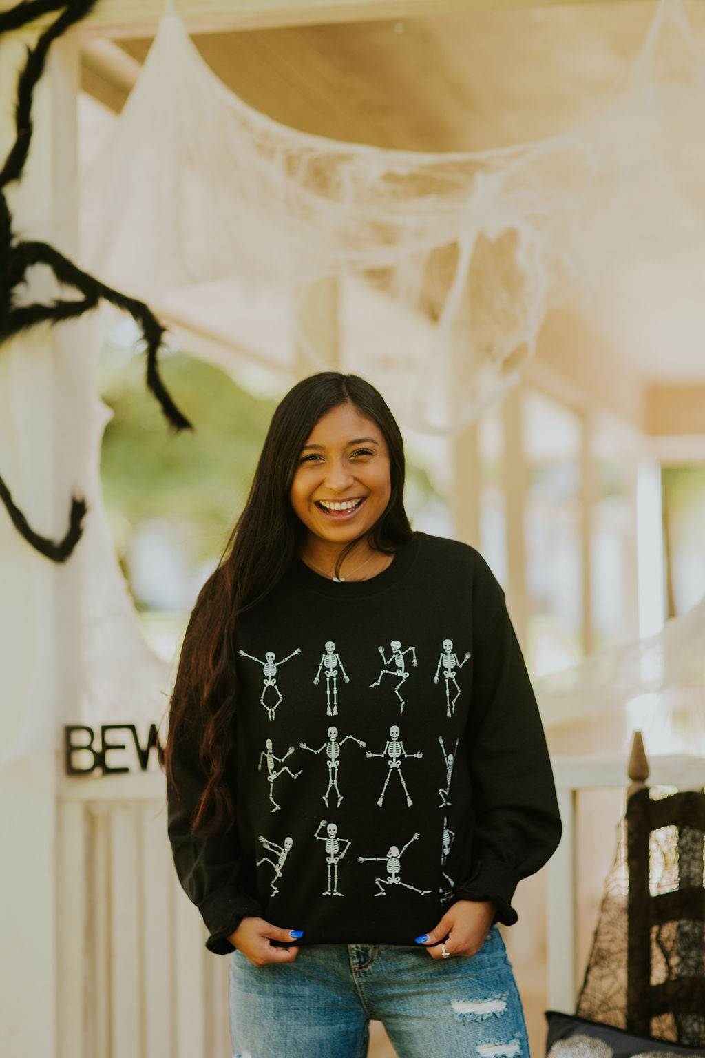 DANCING SKELETONS SWEATER